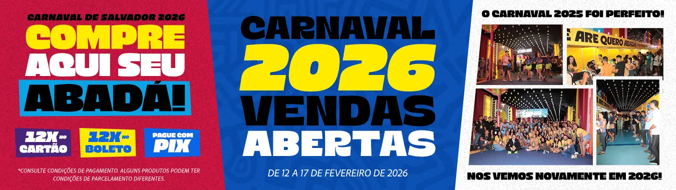 Compre e retire seu abadá para o Carnaval 2026!