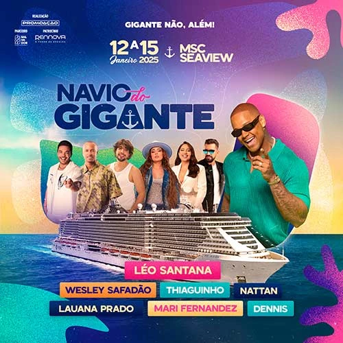 Navio do Gigante Léo Santana 2025